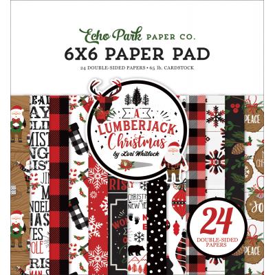 Echo Park A Lumberjack Christmas Designpapier - Paper Pad